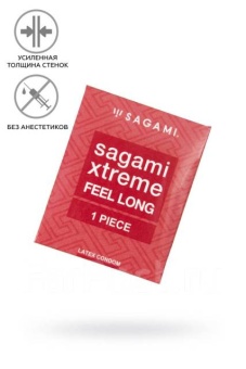 Презервативы Sagami Xtreme Feel Long ультрапрочные 1 шт
