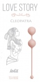 Розовые вагинальные шарики Cleopatra Tea Rose