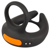 Черный вибростимулятор мошонки RC Scrotum Stimulator with Vibration