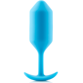 Утяжеленная средняя анальная пробка для ношения b-Vibe Snug Plug 3 голубая Утяжеленная средняя анальная пробка для ношения b-Vibe Snug Plug 3 голубая