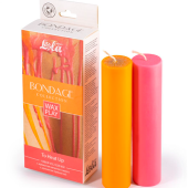 Набор из 2 восковых свечей Wax Play To Heat Up с ароматами пряностей и манго