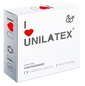 Презервативы Unilatex Natural Ultrathin ультратонкие - 3 шт