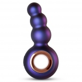 Фиолетовая анальный стимулятор с шариками Outer Space- 13,2 см