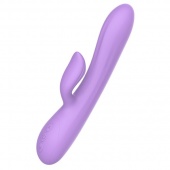Фиолетовый вибратор-кролик Purple Rain - 23 см.