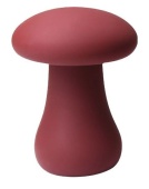 Красный перезаряжаемый клиторальный стимулятор-грибочек Oyster Mushroom
