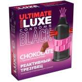 Презерватив Luxe Ultimate Black Реактивный Трезубец с ароматом шоколада 1 шт