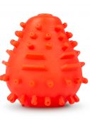 Компактный мастурбатор яйцо с рельефом Gvibe Gegg красный