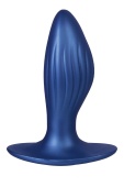 Синяя анальная пробка G Stuck Silicone Anal Plug - 12,5 см.