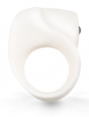 Белое кольцо на член с вибрацией