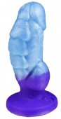 Голубой фаллоимитатор  Мартин small  - 21,5 см.