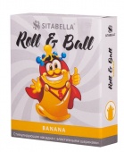 Стимулирующий презерватив-насадка Roll   Ball Banana