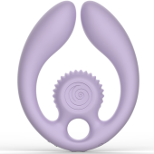 Двойной вибратор с дистанционным управлением SVibe Snail Gizi Duo лиловый