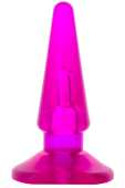 Простая анальная пробка Toyfa Butt Plug фиолетовая