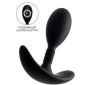 Черная анальная втулка Tord S - 8,5 см.