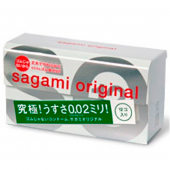 Ультратонкие полиуретановые презервативы Sagami Original 002 - 12шт