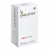 Ароматизированные презервативы Unilatex Multifrutis цветные - 12 шт