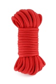 Хлопковая верёвка Sweet Caress для бондажа 10 м красная