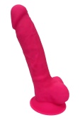 Розовый фаллоимитатор Dildo With Balls 7Inch - 17,7 см.