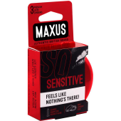 Презервативы ультратонкие Maxus Sensitive - 3 шт