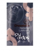 Лубрикант на водной основе Joydrops Chocolate с ароматом шоколада - 5 мл