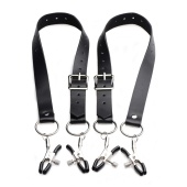 Ремни с зажимами для половых губ Spread Labia Spreader Straps with Clamps