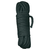 Хлопковая верёвка Shibari Bondage для связывания Шибари 7м чёрная Хлопковая верёвка Shibari Bondage для связывания Шибари 7м чёрная