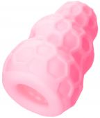 Рельефный мини-мастурбатор A-Toys Flaff розовый - 8 см