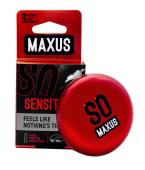 Презервативы ультратонкие Maxus Sensitive - 3 шт