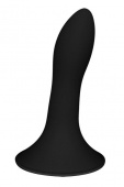 Небольшой фаллоимитатор на присоске Hitsens 5 чёрный 12,9 см