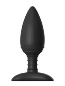 Чёрная анальная вибропробка с пультом Nexus Ace Butt Plug M