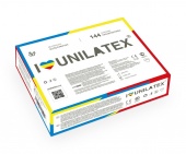 Ароматизированные презервативы Unilatex Multifrutis цветные - 144 шт