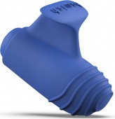 Синий мини-вибратор Bteased Basic Finger Vibrator