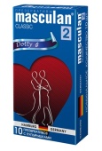 Презервативы Masculan Classic 2 Dotty с пупырышками - 10 шт