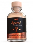 Разогревающий гель Intt Aperol со вкусом апероля - 30 мл