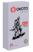 Точечные презервативы OKOTO Dotted - 12 шт.