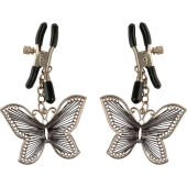 Зажимы на соски с подвесками в виде бабочек Pipedream Butterfly Nipple Clamps