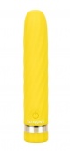 Желтая перезаряжаемая вибропуля Slay #SeduceMe - 12 см.