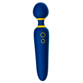 Вибромассажёр Romp Flip Wand Massager синий - 23 см