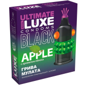 Презерватив Luxe Ultimate Black Грива Мулата с ароматом яблока 1 шт