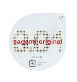 Супертонкий презерватив полиуретановый Sagami Original 0.01 - 1 шт.