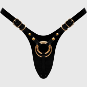 Пояс для страпона Strap-On-Me Leatherette Harness Fabulous чёрный