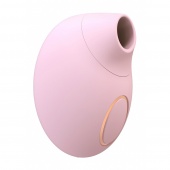 Розовый бесконтактный клиторальный стимулятор Irresistible Seductive