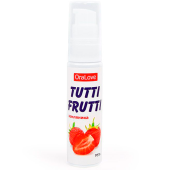 Съедобный лубрикант для орального секса Tutti Frutti OraLove земляника 30 г