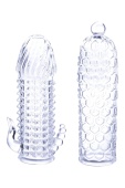 Набор из 2 прозрачных насадок на член Seductive Tickler Sleeves Set