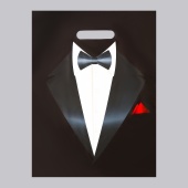 Пакет «Смокинг» полиэтиленовый с вырубной ручкой (30х40 см)