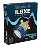 Презерватив Luxe maxima Глубинная бомба с усиками и шариками - 1 шт