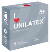 Ребристые презервативы Unilatex Ribbed - 3 шт
