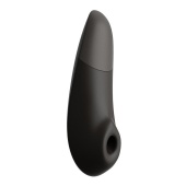 Черный бесконтактный клиторальный стимулятор Womanizer Enhance с вибрацией