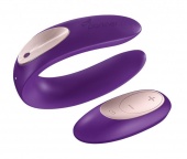 Вибратор для пар с пультом управления Satisfyer Partner Toy Plus Remote фиолетовый
