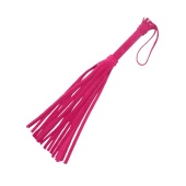 Розовая мини-плеть «Королевский велюр» - 40 см.